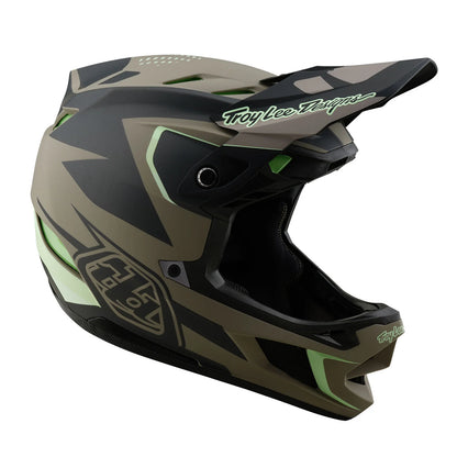 Troy Lee Designs D4 Composite Full Face Helmet - Optic - Timber