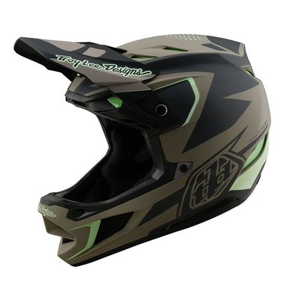 Troy Lee Designs D4 Composite Full Face Helmet - Optic - Timber