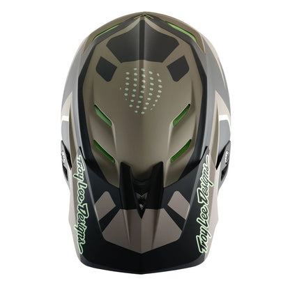 Troy Lee Designs D4 Composite Full Face Helmet - Optic - Timber