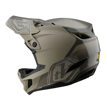 Troy Lee Designs D4 Polyacrylite Full Face Helmet - Shadow - Timber