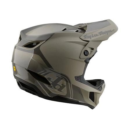 Troy Lee Designs D4 Polyacrylite Full Face Helmet - Shadow - Timber