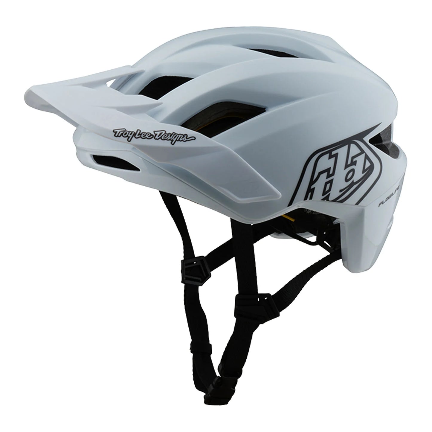 Troy Lee Designs Flowline MTB Helmet - Point - White-Black
