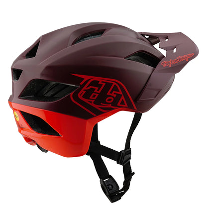 Troy Lee Designs Flowline SE MTB Helmet - Badge - Maroon