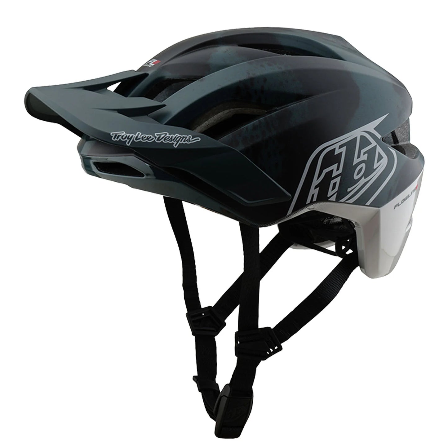 Troy Lee Designs Flowline SE MTB Helmet - Badge - Camo Gray