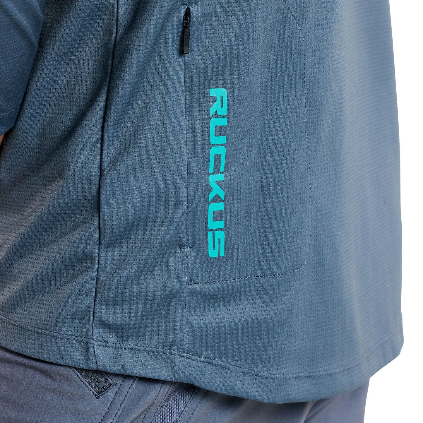 Troy Lee Designs Ruckus 3/4 Sleeve MTB Jersey - Spun - Steel Blue