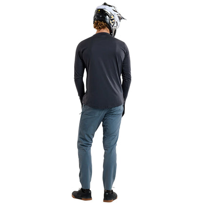 Troy Lee Designs Ruckus Long Sleeve Ride Tee - Burn Out - Carbon