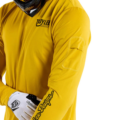 Troy Lee Designs Ruckus Long Sleeve Ride Tee - Eyez - Safron