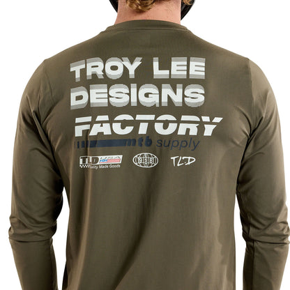 Troy Lee Designs Ruckus Long Sleeve Ride Tee - Factory - Caper