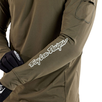 Troy Lee Designs Ruckus Long Sleeve Ride Tee - Factory - Caper