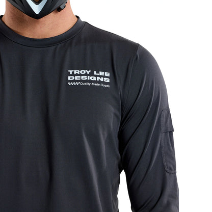 Troy Lee Designs Ruckus Long Sleeve Ride Tee - Factory - Carbon