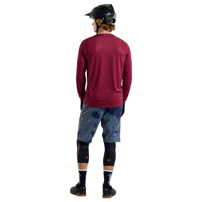 Troy Lee Designs Skyline Air Long Sleeve MTB Jersey - Oxblood