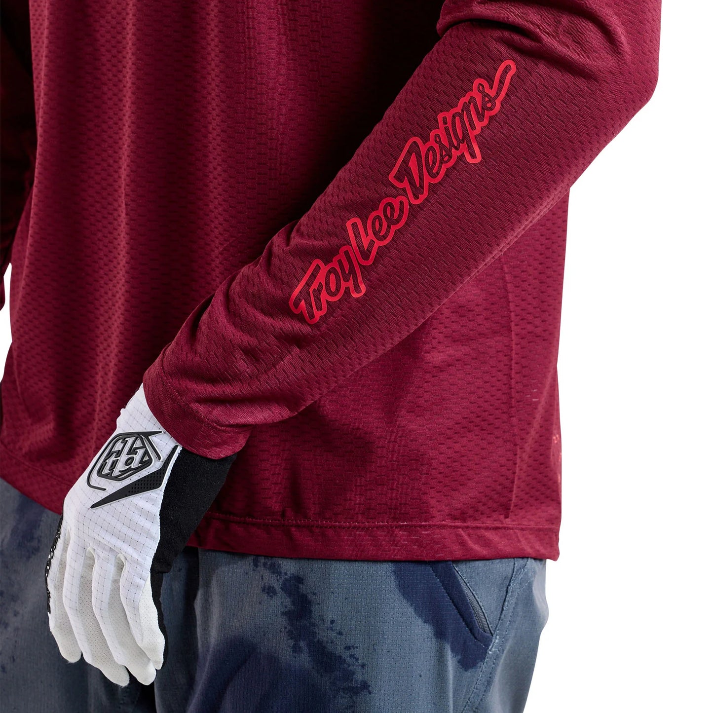 Troy Lee Designs Skyline Air Long Sleeve MTB Jersey - Oxblood
