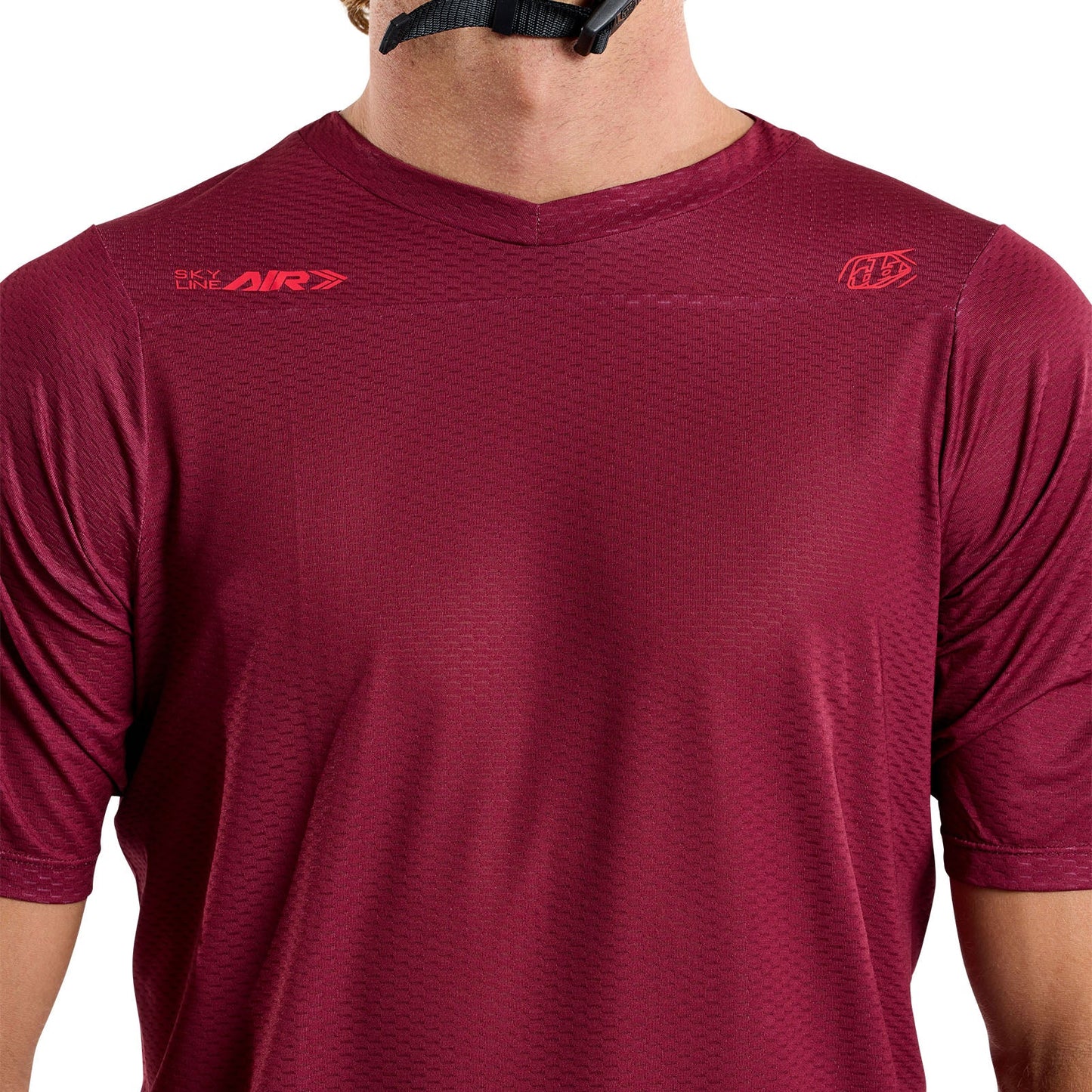 Troy Lee Designs Skyline Air Short Sleeve MTB Jersey - Oxblood