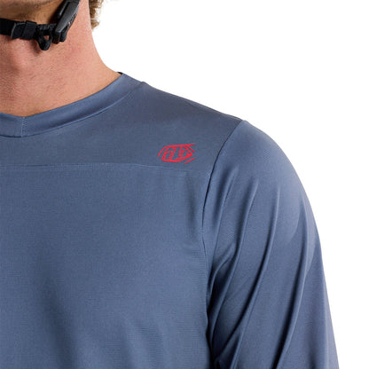 Troy Lee Designs Skyline Long Sleeve MTB Jersey - Steel Blue