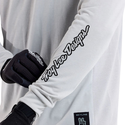 Troy Lee Designs Skyline Long Sleeve MTB Jersey - Radioscape - Mist