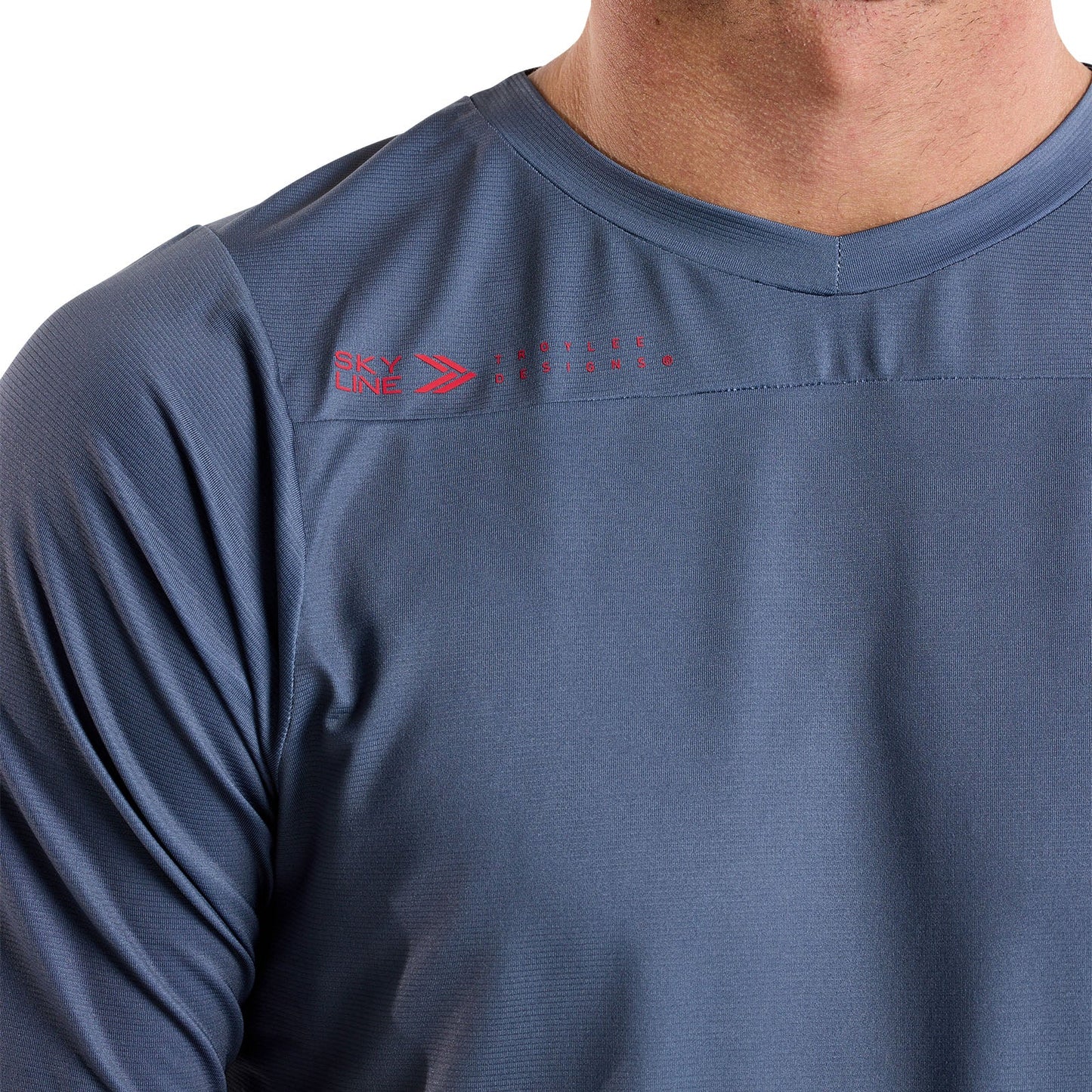 Troy Lee Designs Skyline Short Sleeve MTB Jersey - Steel Blue
