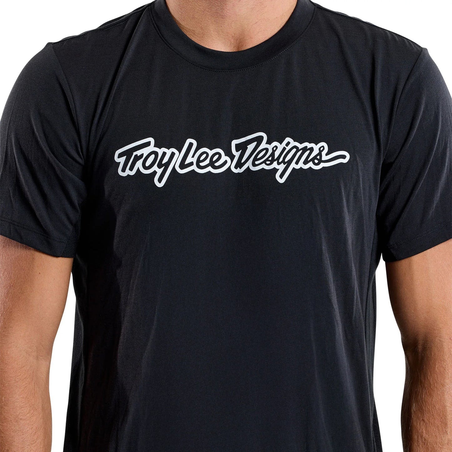 Troy Lee Designs Skyline Short Sleeve Ride Tee - Signature - Black