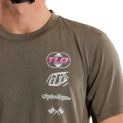 Troy Lee Designs Skyline Short Sleeve Ride Tee - Worldwide - Caper