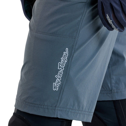 Troy Lee Designs Skyline Trail Short - Shell - Steel Blue