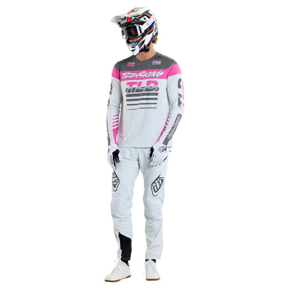 Troy Lee Designs Sprint Long Sleeve MTB Jersey - Fifty-50 - Chalk