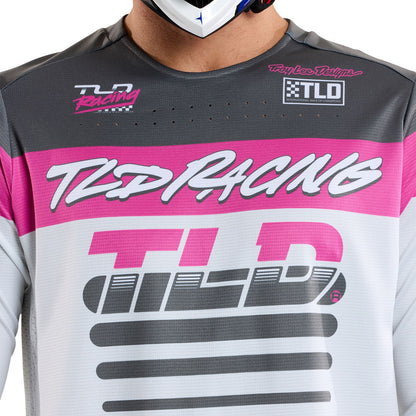 Troy Lee Designs Sprint Long Sleeve MTB Jersey - Fifty-50 - Chalk