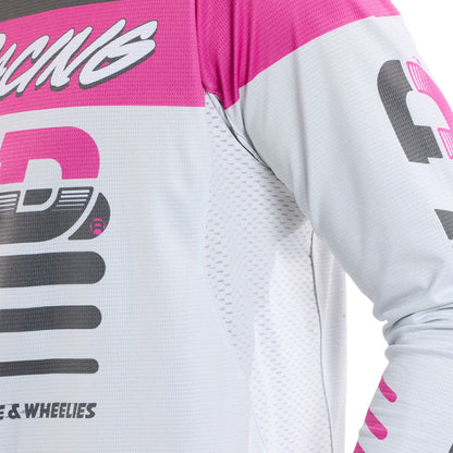 Troy Lee Designs Sprint Long Sleeve MTB Jersey - Fifty-50 - Chalk