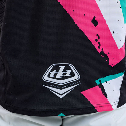Troy Lee Designs Sprint Long Sleeve MTB Jersey - Full Pull - Black