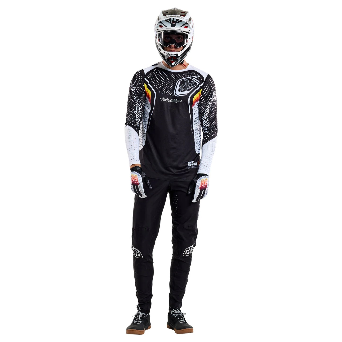 Troy Lee Designs Sprint Ultra Long Sleeve MTB Jersey - Optic - Black