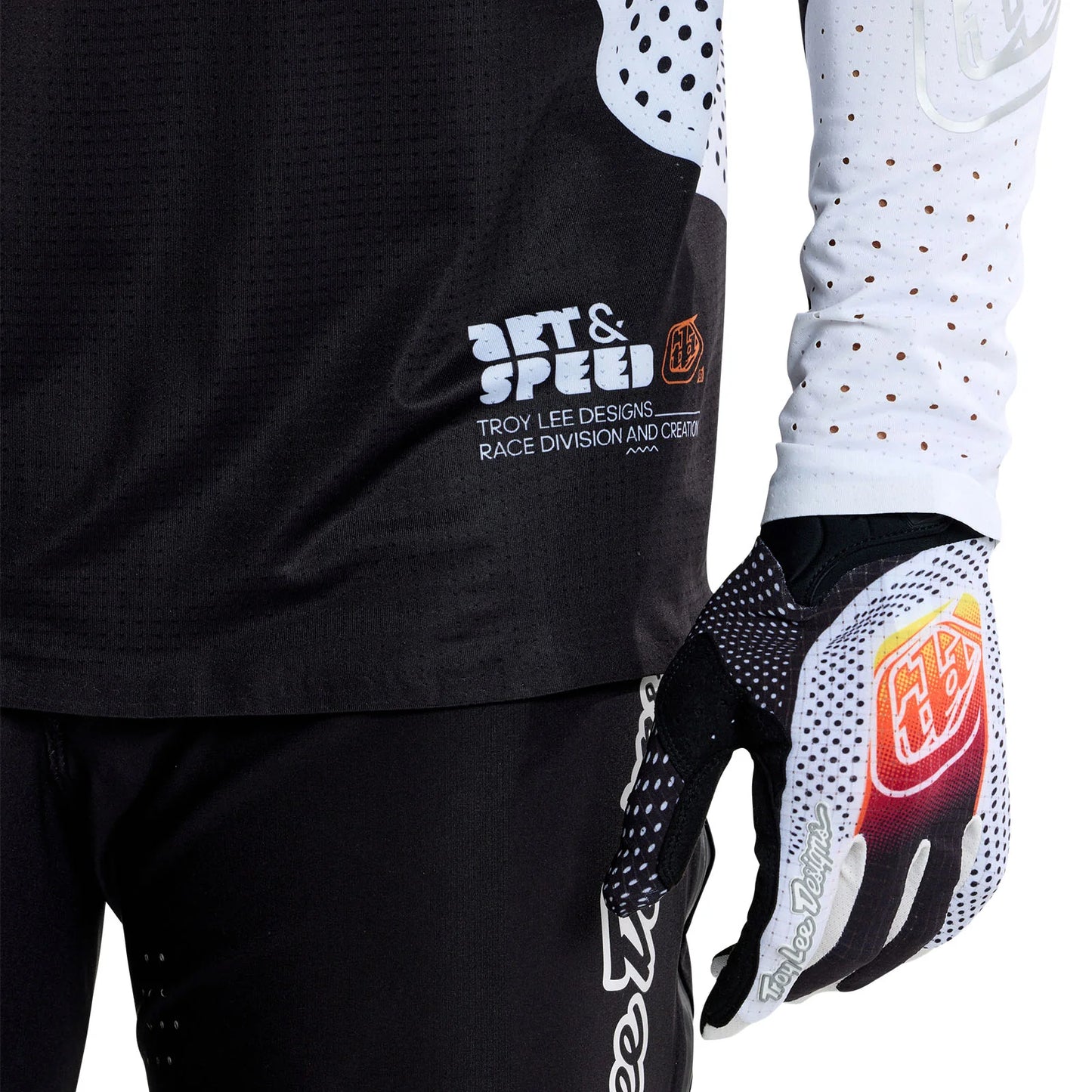 Troy Lee Designs Sprint Ultra Long Sleeve MTB Jersey - Optic - Black