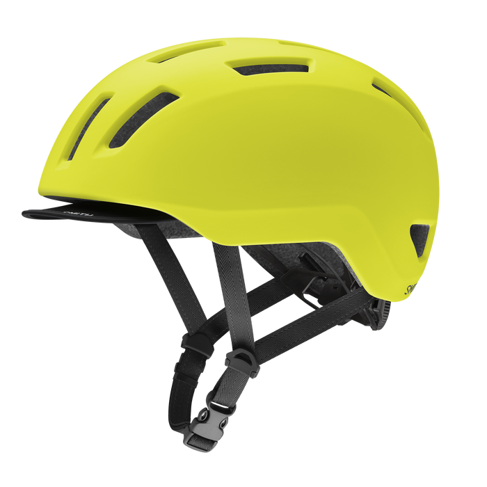 Smith Transit MIPS City Helmet - Matt Neon Yellow