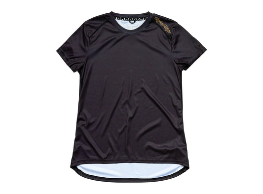 Troy Lee Designs Lilium Short Sleeve MTB Jersey - Womens - Black-Gold