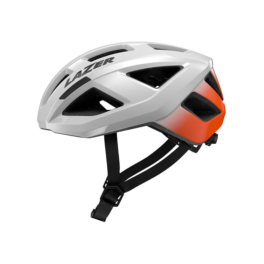 Lazer Tonic Kineticore Road/Gravel Helmet - White Orange