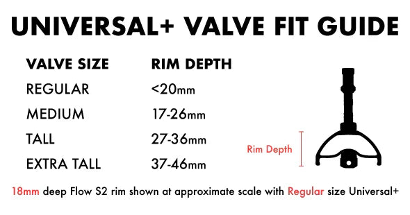 Stans Universal+ Presta Valves - 63mm