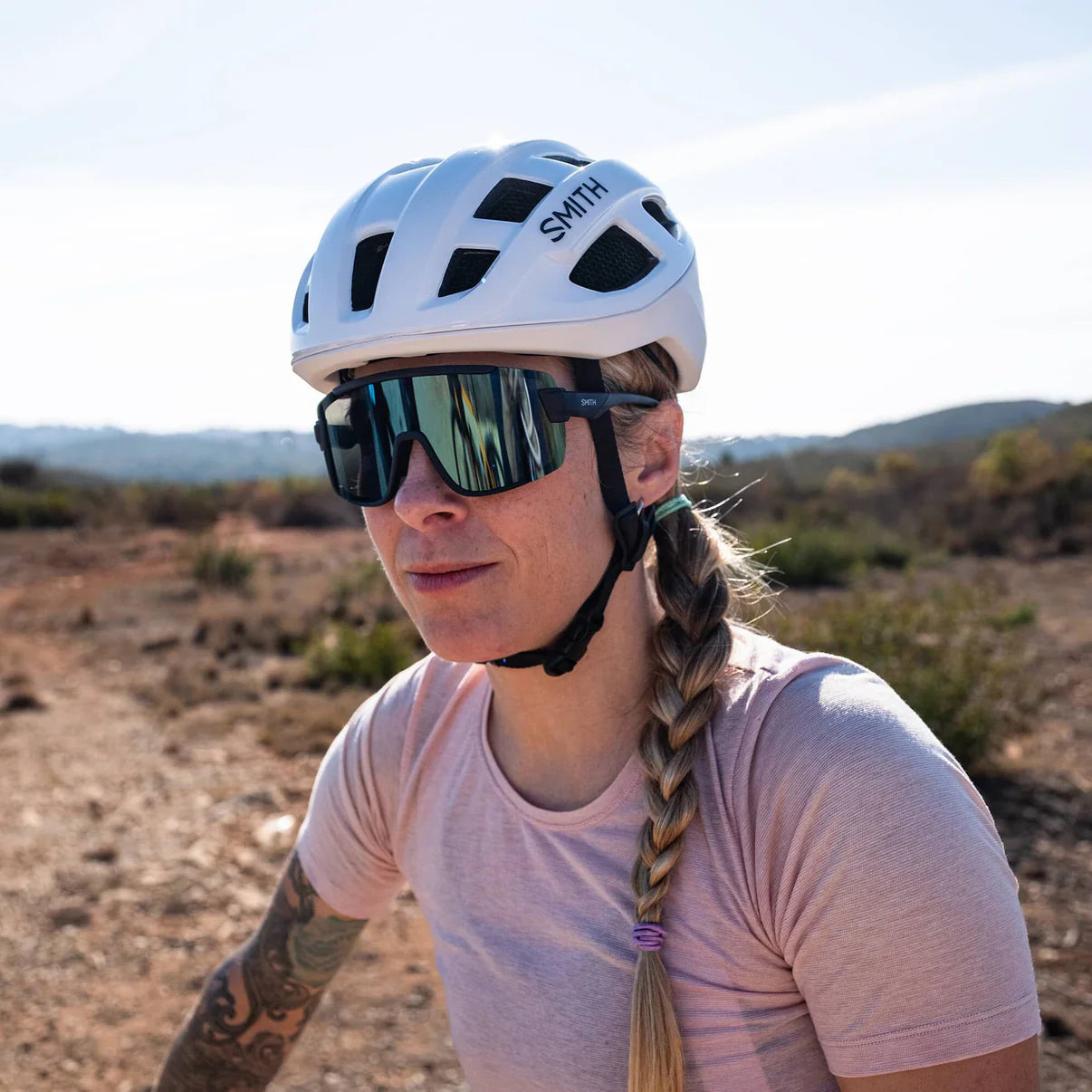 Smith Triad MIPS Road Helmet - White-Matte White