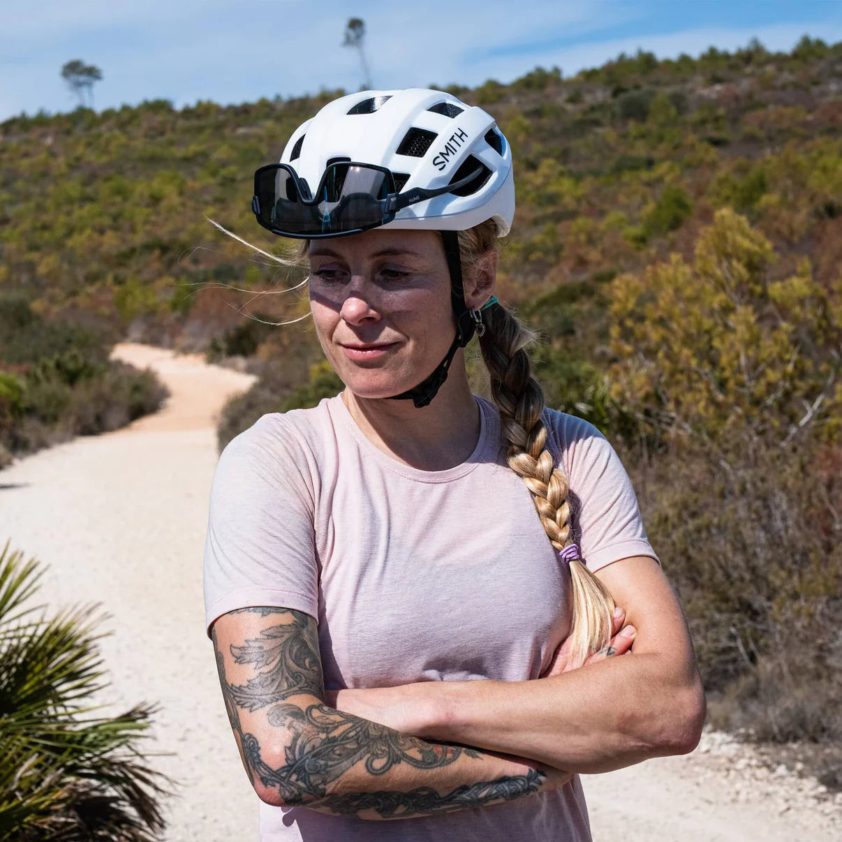 Smith Triad MIPS Road Helmet - White-Matte White