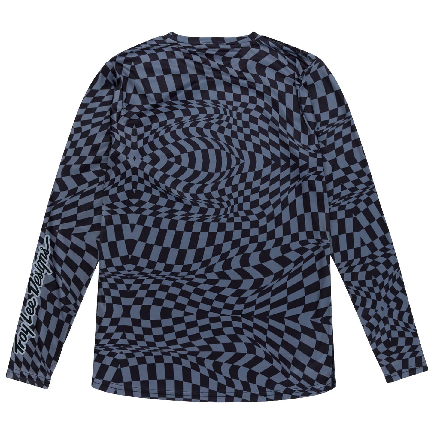 Troy Lee Designs Lilium Long Sleeve MTB Jersey - Womens - Twisted Checkers - Black-Gray