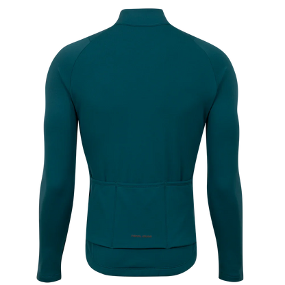 Pearl Izumi Attack Thermal Long Sleeve Road Jersey - Dark Spruce-Sunfire